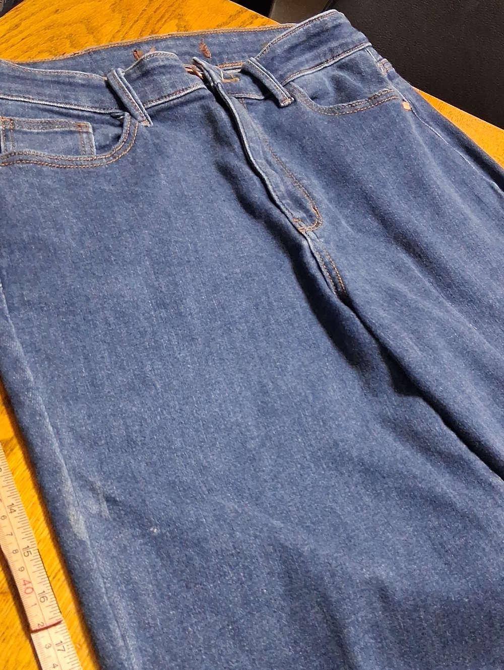 JUDY BLUE Jeans Womens 9 / 29 BLUE WIDE LEGS Denim Preowned Used - Picture 3 of 6